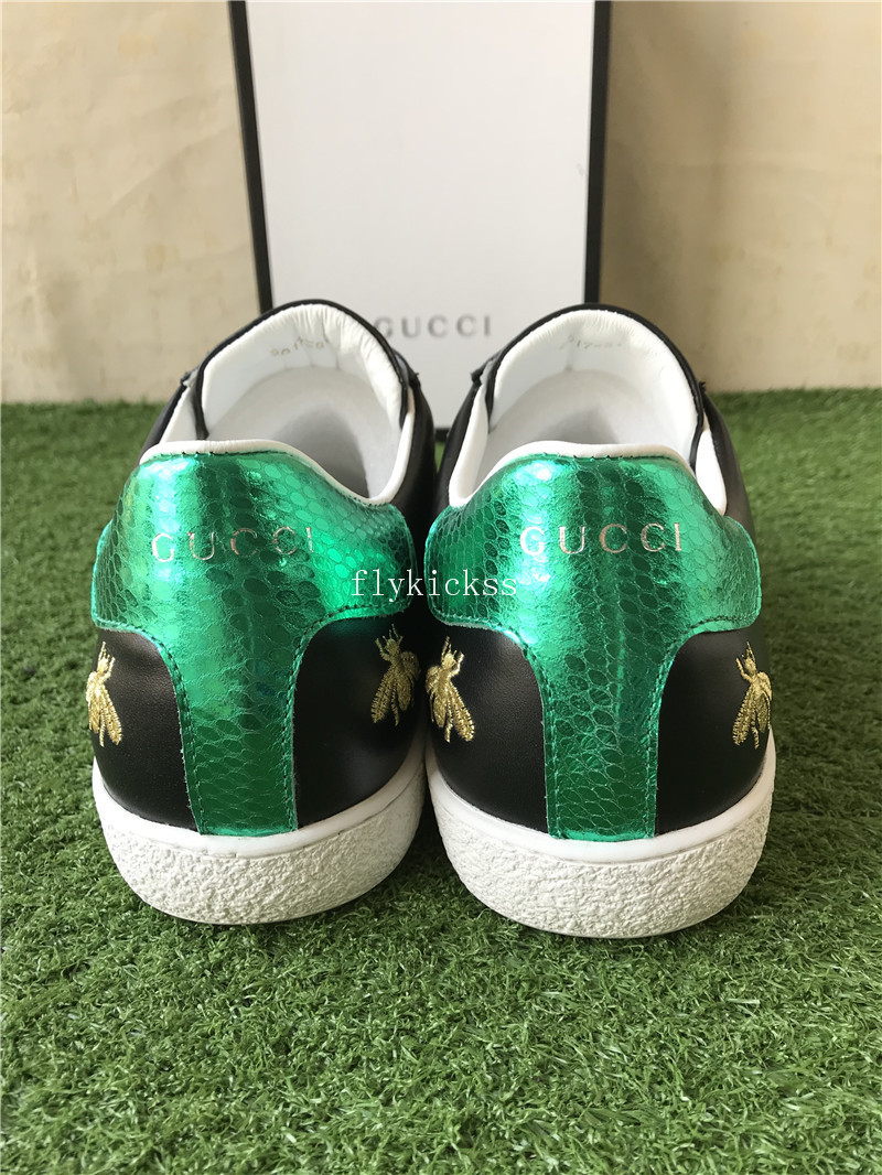 GC Ace Embroidered Sneaker Black Bee